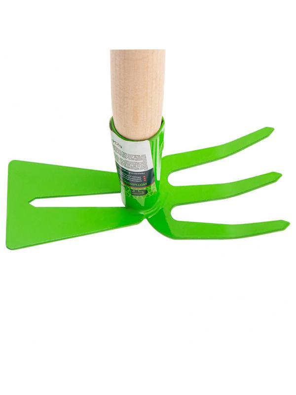 Мотыжка комбинированная, 75 х 380 мм, стальная, деревянная рукоятка, Агроном, Россия, Сибртех