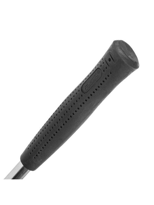 Молоток-гвоздодер, 450 г, боек 27 мм, металлическая трубчатая обрезиненная рукоятка Sparta