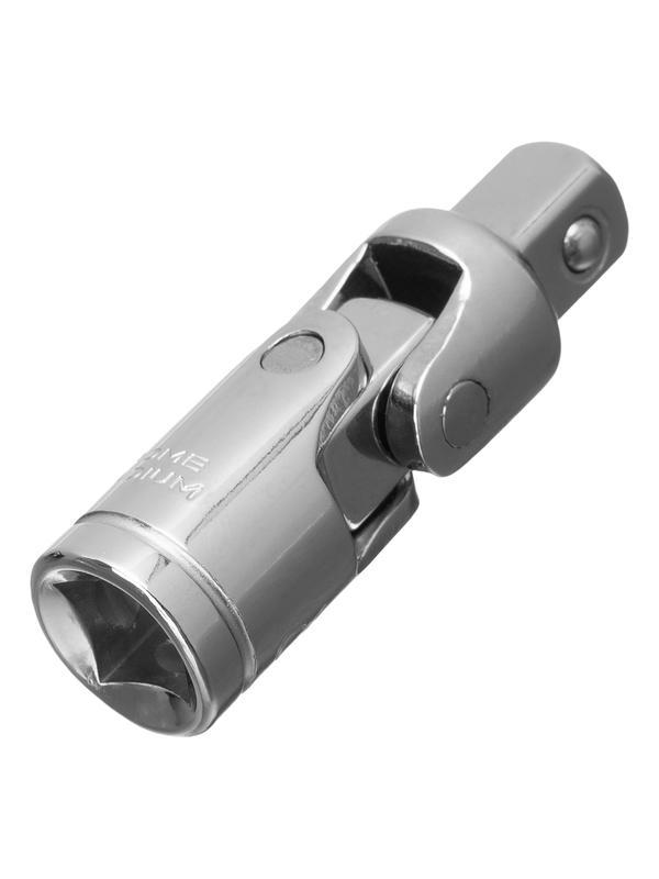 Шарнир карданный с квадратом 1/4, CrV, полированный хром Matrix