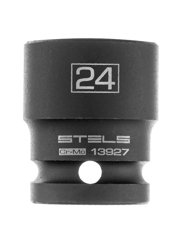 Набор шестигранных ударных торцевых головок, 1/2, 10-24 мм, 10 шт, Stels