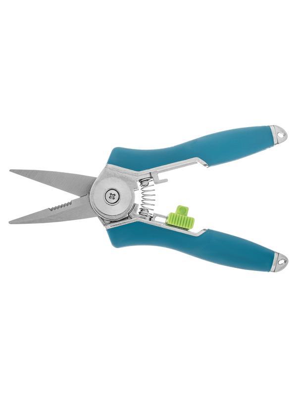 Секатор цветочный, 150 мм, металлические обрезиненные рукоятки, Luxe, Palisad