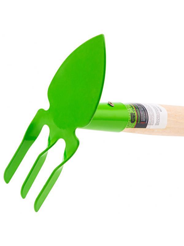 Мотыжка комбинированная, 60 х 380 мм, стальная, деревянная рукоятка, Агроном, Россия, Сибртех