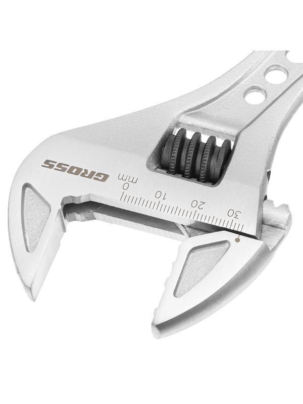 Ключ разводной, 250 мм, CrV, двухкомпонентная ручка Gross