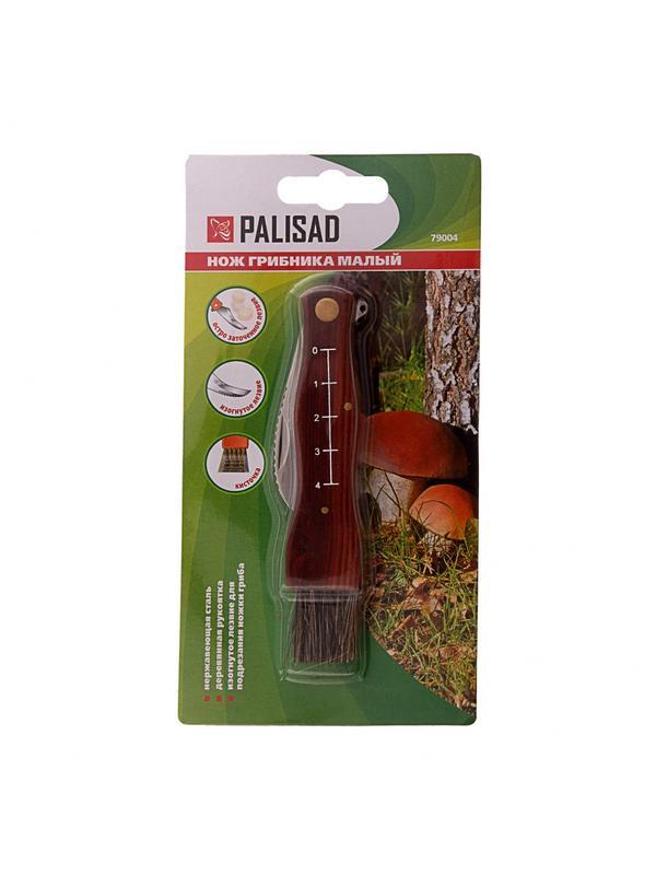 Нож грибника складной, 145 мм, деревянная рукоятка, Palisad