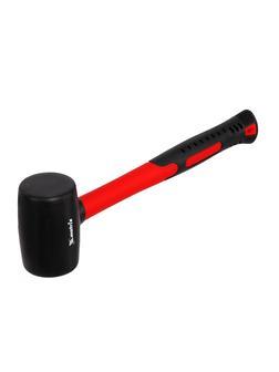 Киянка резиновая, 450 г, черная резина, фибергласовая рукоятка Matrix
