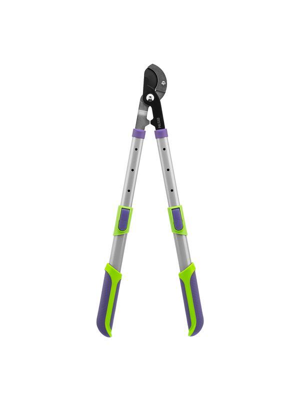 Сучкорез с наковальней, 540 -705 мм, телескопические стальные обрезиненные рукоятки, Palisad