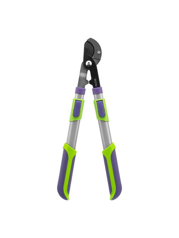 Сучкорез с наковальней, 540 -705 мм, телескопические стальные обрезиненные рукоятки, Palisad