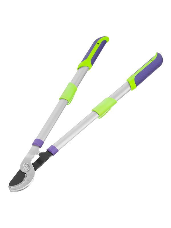 Сучкорез с наковальней, 540 -705 мм, телескопические стальные обрезиненные рукоятки, Palisad