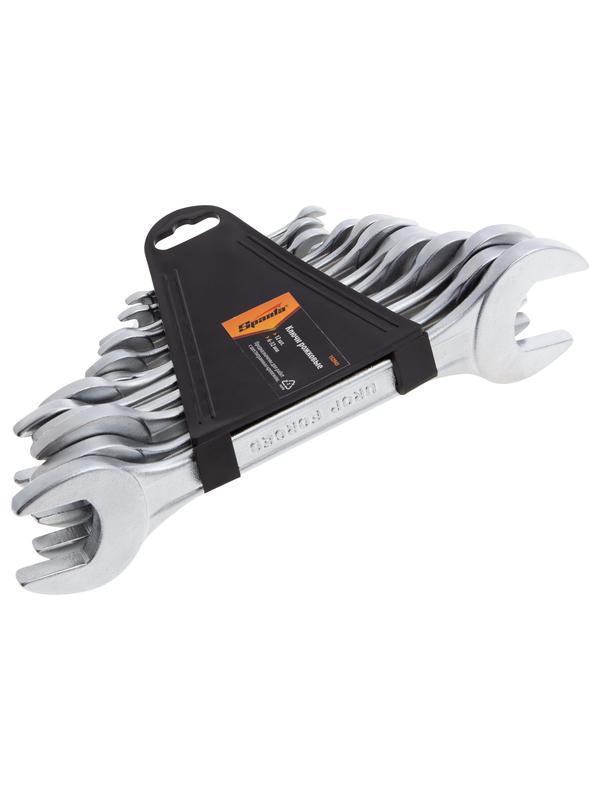 Набор ключей рожковых, 6 х 32 мм, 12 шт, хромированные Sparta