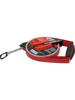 Рулетка геодезическая, 30 м х 12,5 мм, металлическая лента, закрытый корпус Matrix