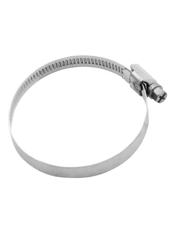 Хомуты нержавеющая сталь, Стандартное болтовое крепление 50-70 мм, 50 штук в упаковке, ширина 9 мм Сибртех
