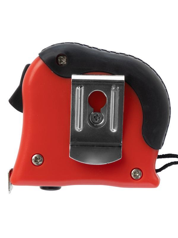 Рулетка Double fixation,3 м х 16 мм,обрезиненный корпус,двойная плавная фиксация Matrix