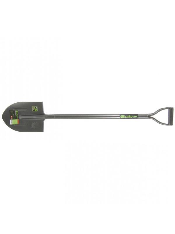 Лопата штыковая, 210х290х1150 мм, цельнометаллическая, Сибртех