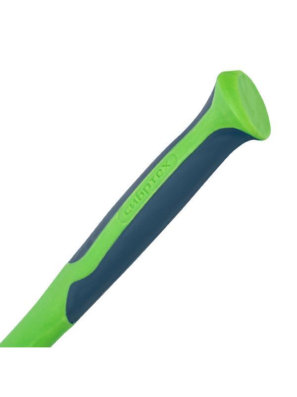 Киянка резиновая, 225 г, черная резина, фибергласовая рукоятка Сибртех