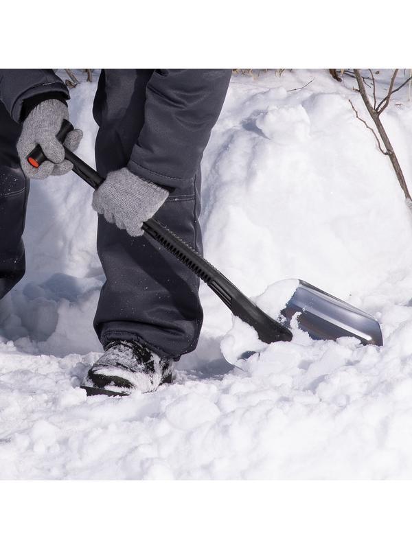 Лопата универсальная алюминиевая, 205 х 260 х 700 мм, пластиковый черенок, Stels