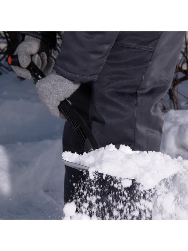 Лопата универсальная алюминиевая, 205 х 260 х 700 мм, пластиковый черенок, Stels