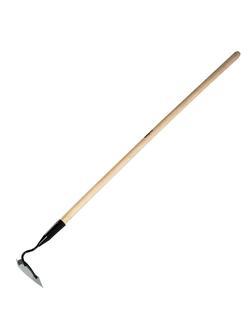 Мотыга стальная, 170 х 60 х 1300 мм, деревянный черенок, Россия, Сибртех