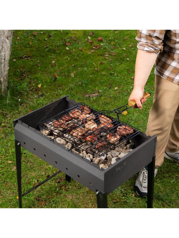 Решетка гриль 300 х 400 мм, антипригарное покрытие, Camping Palisad