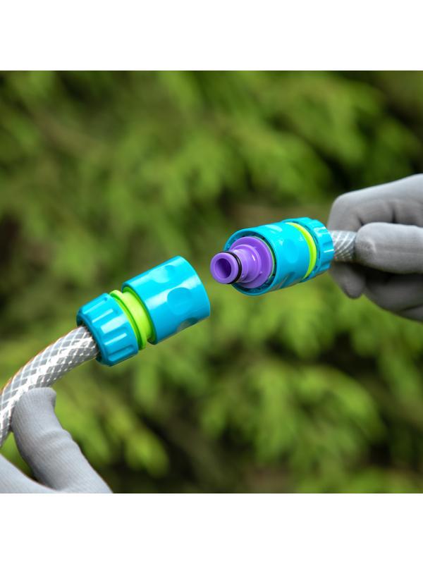 Переходник-Соединитель пластмассовый, штуцерный Palisad