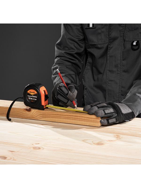 Рулетка Sparta Elastica 31314, обрезиненный корпус / 10 м х 25 мм.