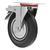 Колесо поворотное с тормозом D 160 мм, крепление  платформенное Сибртех