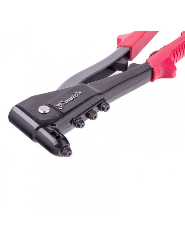 Заклепочник литой, 260 мм, с набором заклепок, заклепки 2.4-3.2-4.0-4.8 мм Matrix