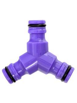 Тройник для разветвления или соединения, штуцерный, пластмассовый Palisad