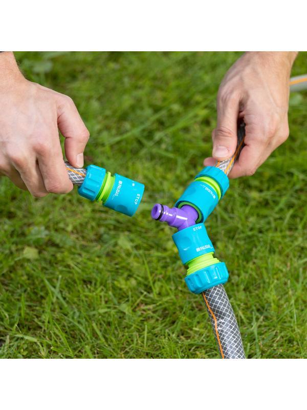 Тройник для разветвления или соединения, штуцерный, пластмассовый Palisad