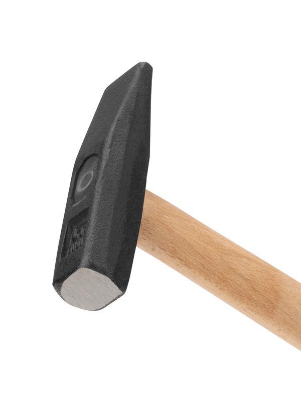 Молоток слесарный 200 г, квадратный боек, деревянная рукоятка Сибртех