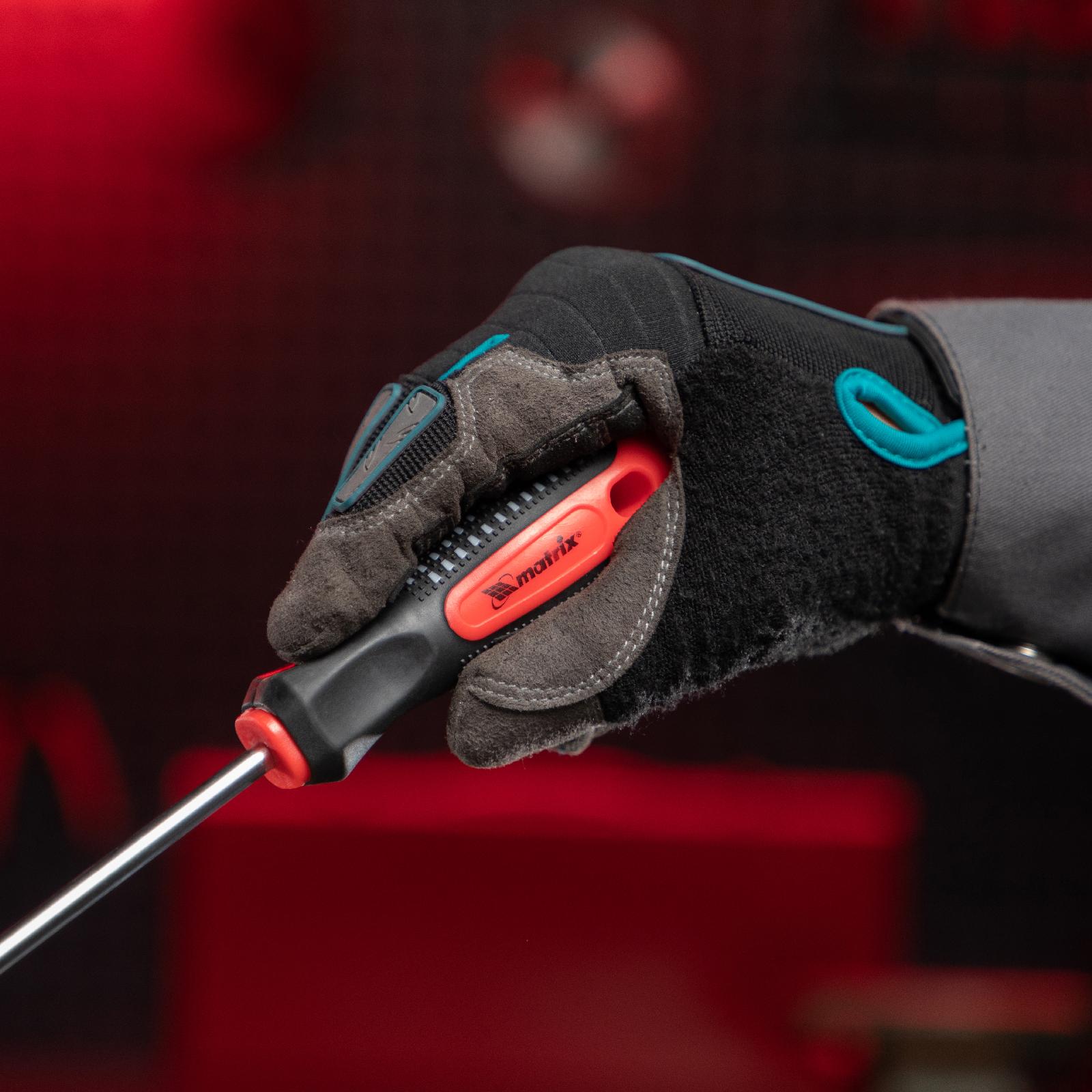 Набор профессиональных отверток Fusion, CrV, трехкомпонентная рукоятка antislip, 6 шт Matrix