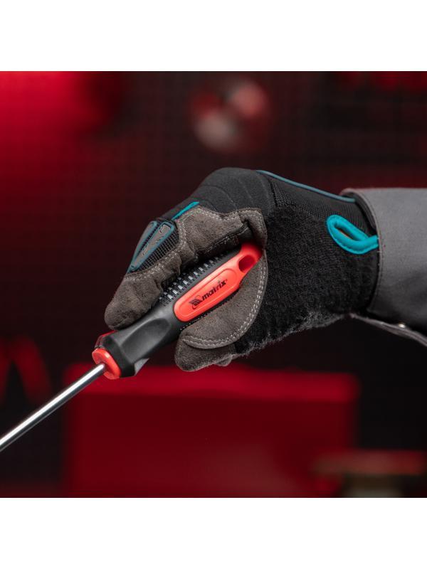 Набор профессиональных отверток Fusion, CrV, трехкомпонентная рукоятка antislip, 6 шт Matrix