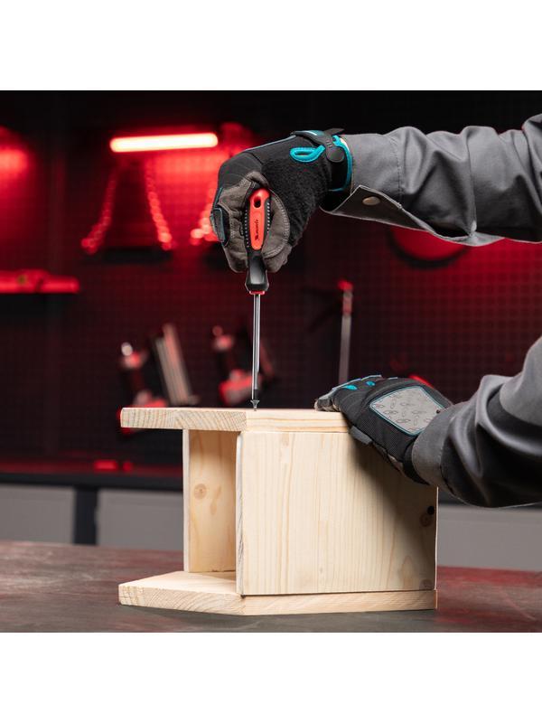 Набор профессиональных отверток Fusion, CrV, трехкомпонентная рукоятка antislip, 6 шт Matrix