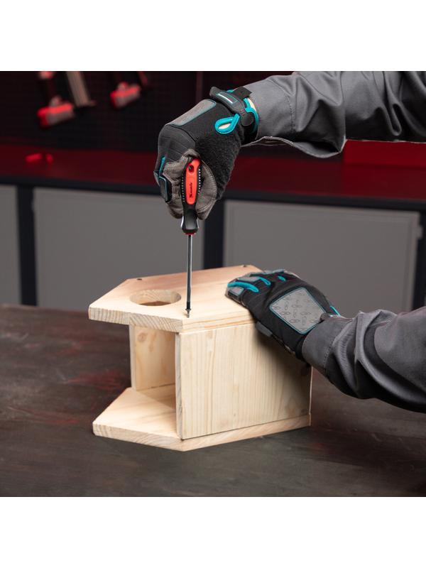 Набор профессиональных отверток Fusion, CrV, трехкомпонентная рукоятка antislip, 6 шт Matrix