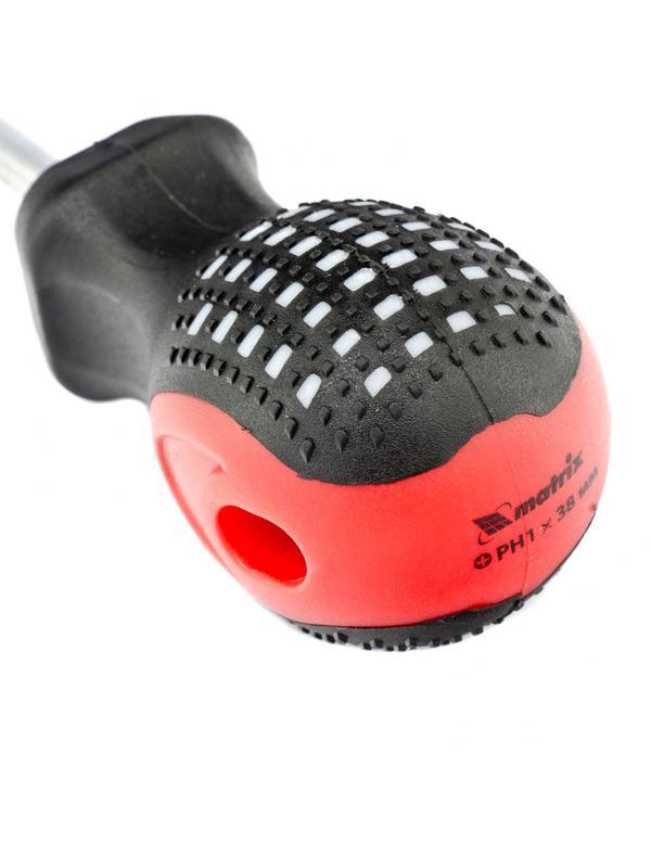 Отвертка Fusion, PH1 х 38 мм, CrV, трехкомпонентная рукоятка 