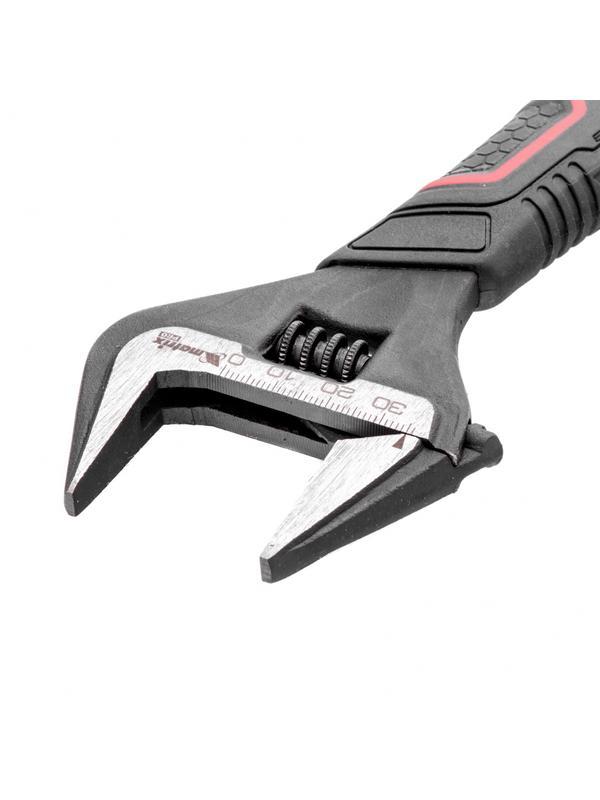 Ключ разводной, тонкие губки, фосфатированный, двухкомпонентная рукоятка, 250 мм, PRO Matrix