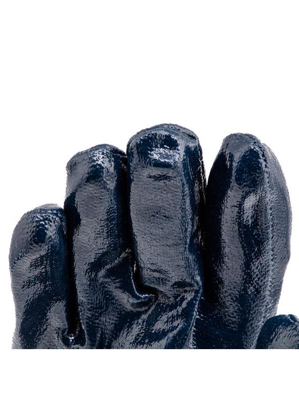 Перчатки трикотажные с обливом из бутадиен-нитрильного каучука, манжет, L Сибртех