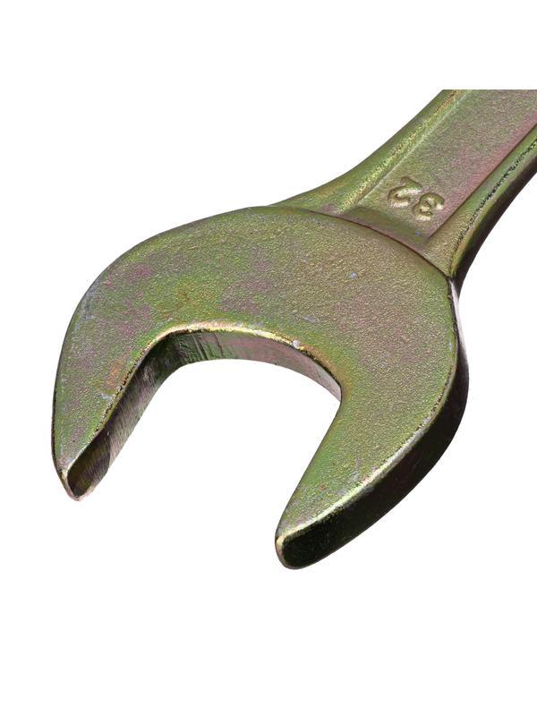 Ключ рожковый, 30 х 32 мм, желтый цинк Сибртех