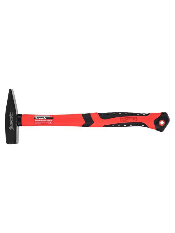 Молоток слесарный, 200 г, фибергласовая обрезиненная рукоятка Matrix