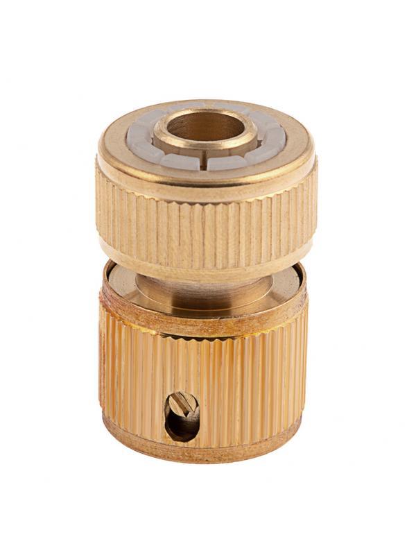 Соединитель латунный, быстросъемный для шланга 1/2 Palisad