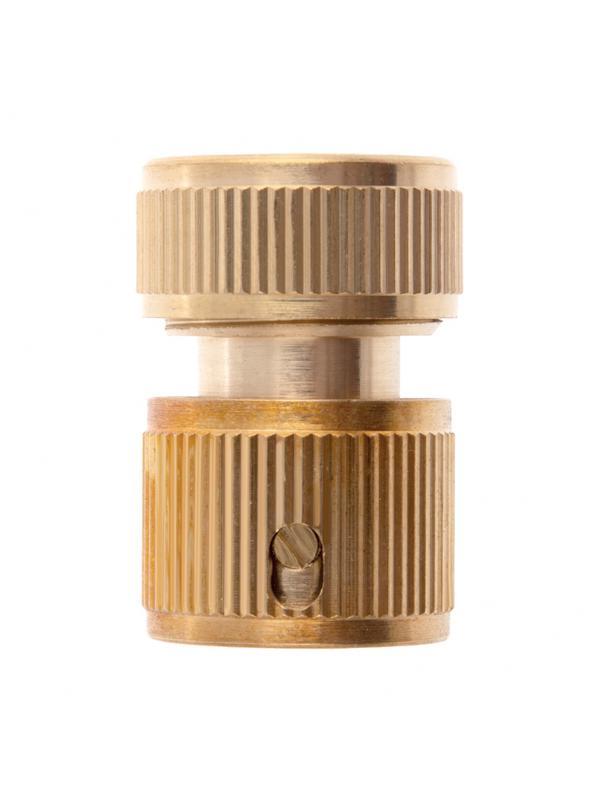 Соединитель латунный, быстросъемный для шланга 1/2 Palisad