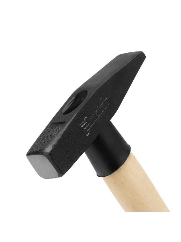 Молоток слесарный, 200 г, квадратный боек, деревянная рукоятка Matrix