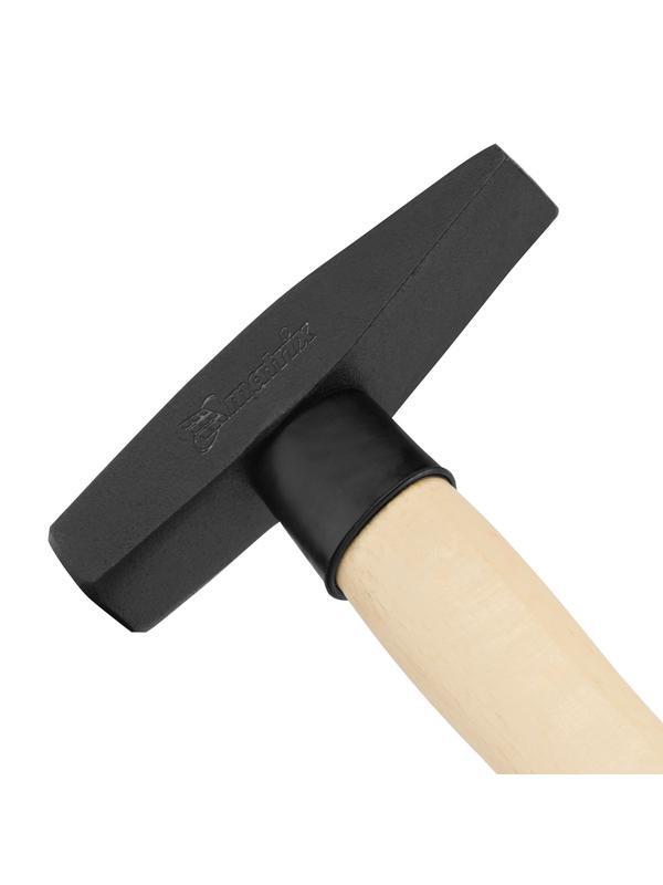 Молоток слесарный, 200 г, квадратный боек, деревянная рукоятка Matrix