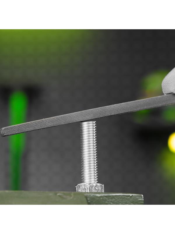 Напильник квадратный, 150 мм, деревянная ручка Сибртех