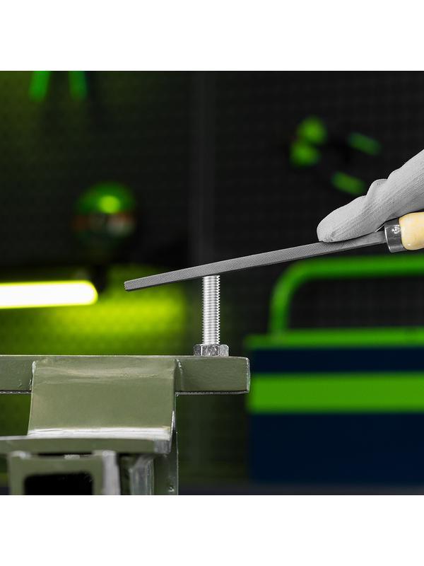 Напильник квадратный, 150 мм, деревянная ручка Сибртех