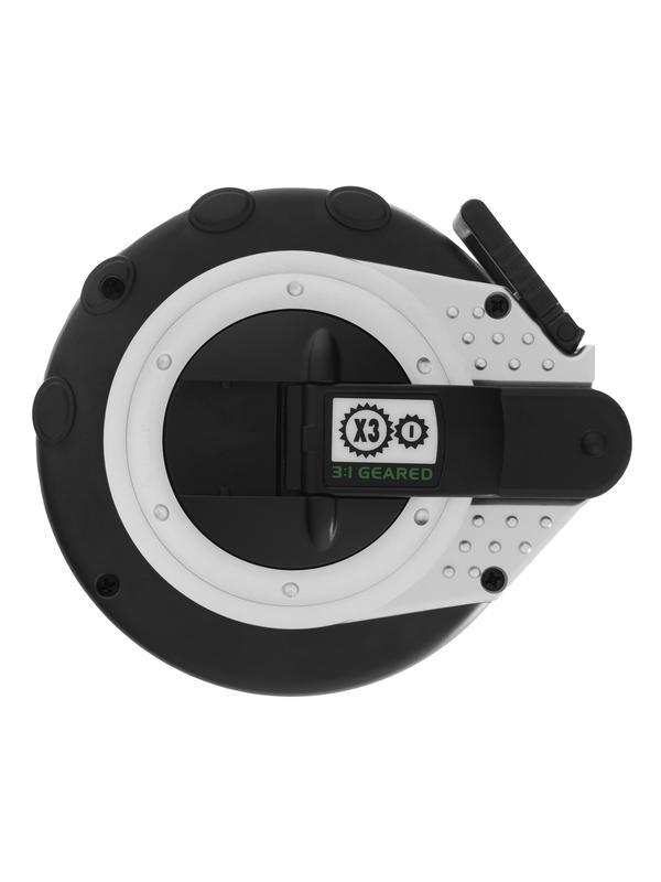 Рулетка геодезическая 30 м х 13 мм, закрытый корпус, металлическая лента, нейлон Gross