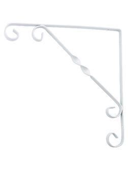 Кронштейн декоративный, 200 х 200 мм, белый Сибртех