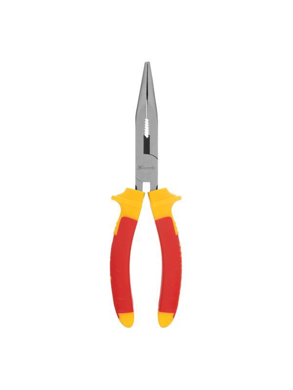 Длинногубцы изогнутые Insulated, 200 мм, двухкомпонентные рукоятки Matrix Professional