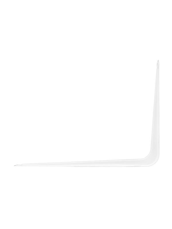 Кронштейн угловой с ребром, 150х200 мм, белый Сибртех