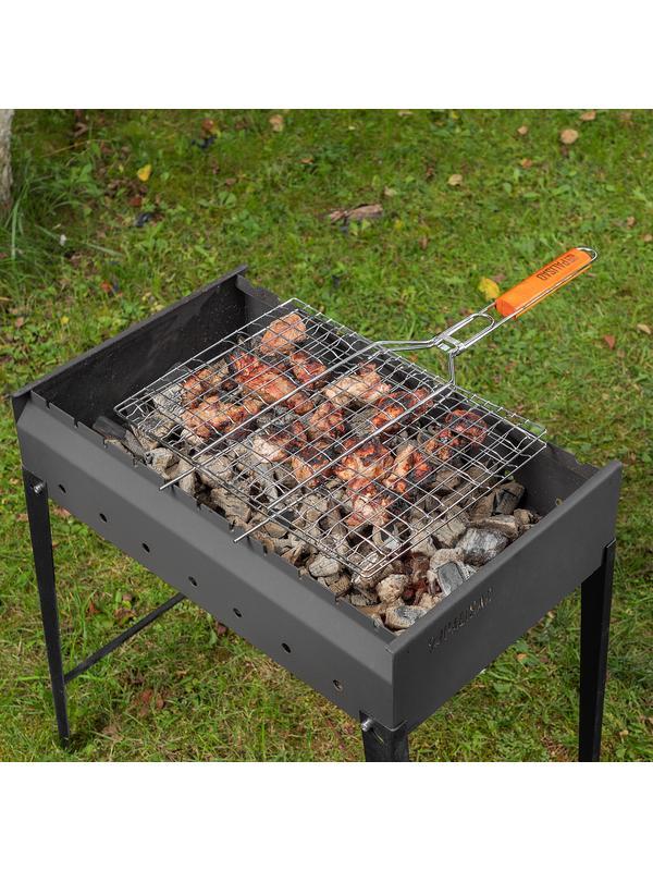 Решетка гриль 300 х 400 мм, хромированная Camping Palisad