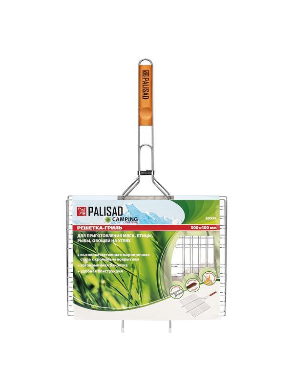 Решетка гриль 300 х 400 мм, хромированная Camping Palisad